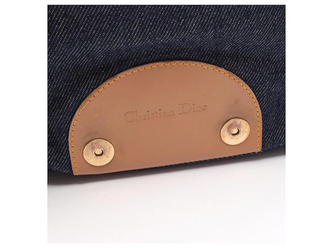 Borsa a Spalla Christian Dior Dior Maris Pearl Beige Blu navy - vista 7
