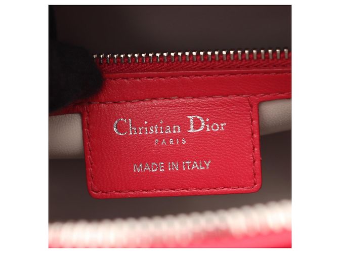 Borsa Christian Dior Dior Lady Large Cannage Marrone Rosa - vista 4