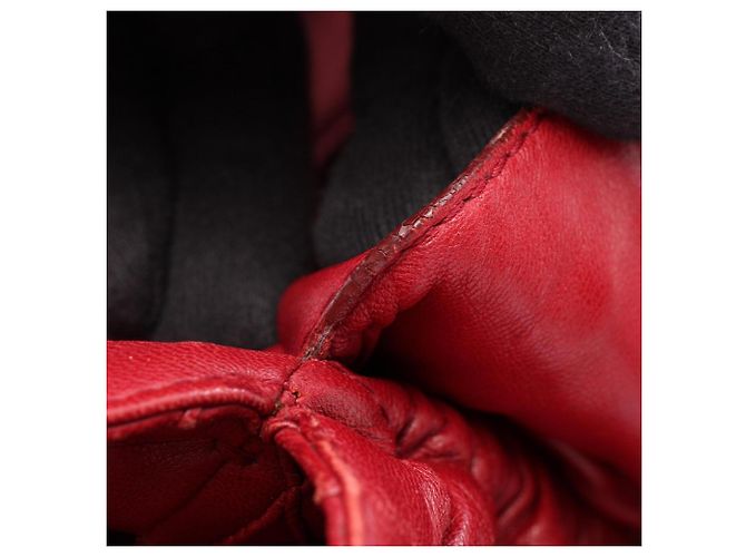 Bolso Tote con Correa de Hombro con Cadena Christian Dior Lutrant Roja - vista 15