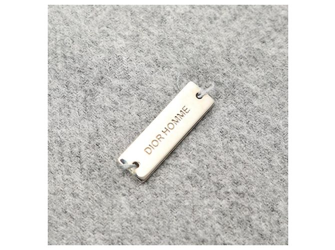 Christian Dior Stola in seta grigia Dior Homme Marrone - vista 2