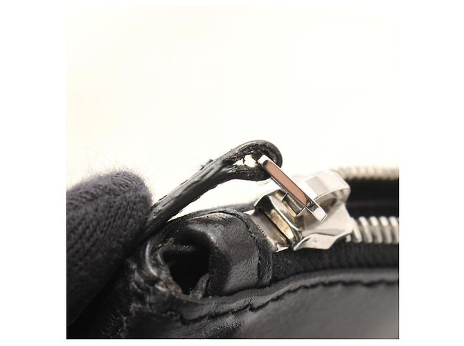 Borsa Balenciaga Navy Clip M Second Nero Crudo - vista 8
