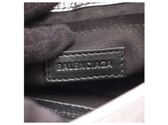 Borsa a spalla Balenciaga Le Cagole S Argento - vista 4