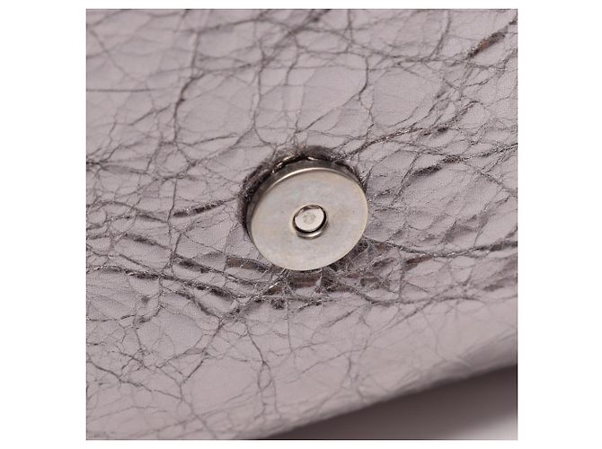 Borsa a spalla Balenciaga Le Cagole S Argento - vista 5