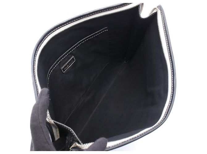 Clutch Balenciaga BAZAR Nero Bianco Blu - vista 3