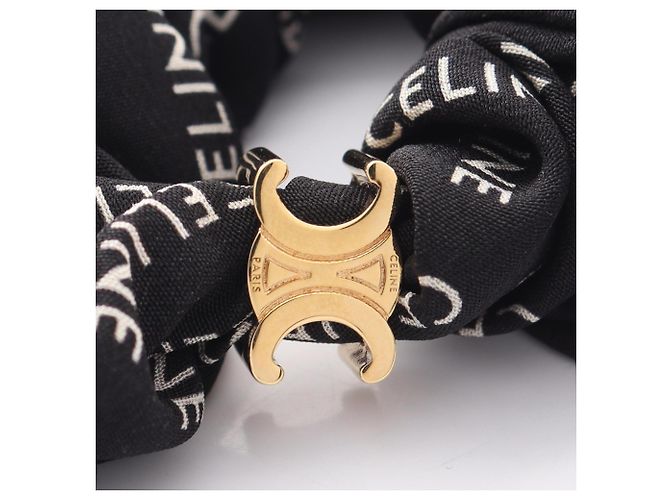 Céline Celine Rayure Triomphe Seiden-Scrunchie - Ansicht 5