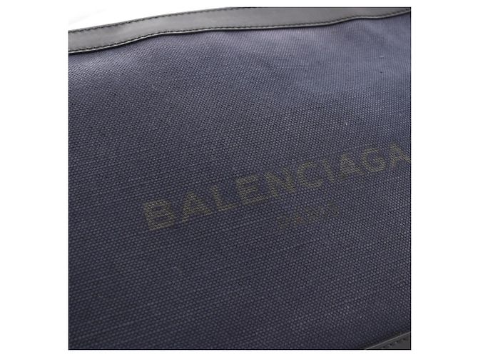 Clutch Balenciaga Navy Clip L Nero Blu navy - vista 5