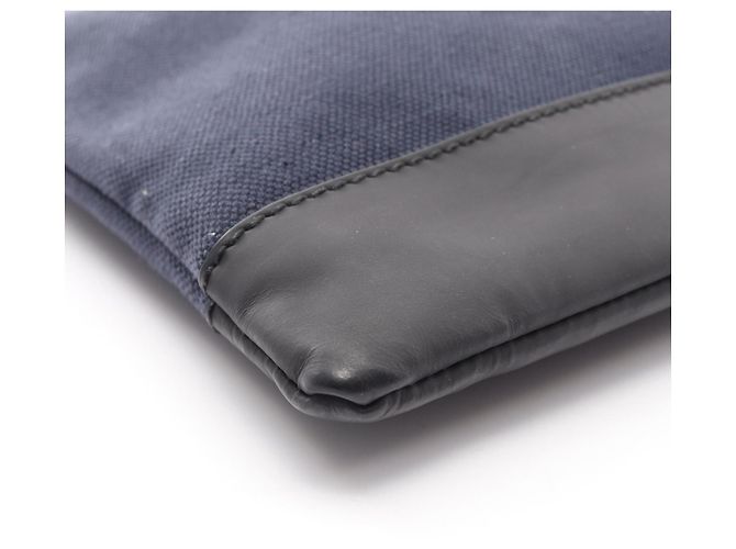 Clutch Balenciaga Navy Clip L Nero Blu navy - vista 6