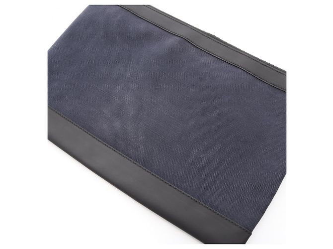 Clutch Balenciaga Navy Clip L Nero Blu navy - vista 8
