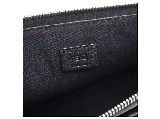 Borsa Fendi Bugs Monster Nero Multicolore Giallo - vista 4