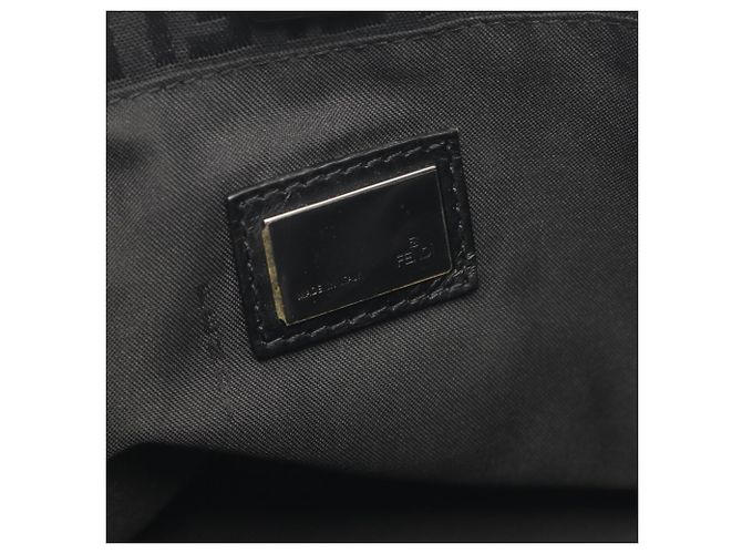 Fendi Zucchino Tote Bag Braun Schwarz - Ansicht 4