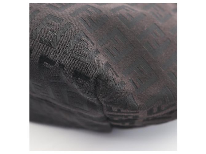 Fendi Zucchino Tote Bag Braun Schwarz - Ansicht 5