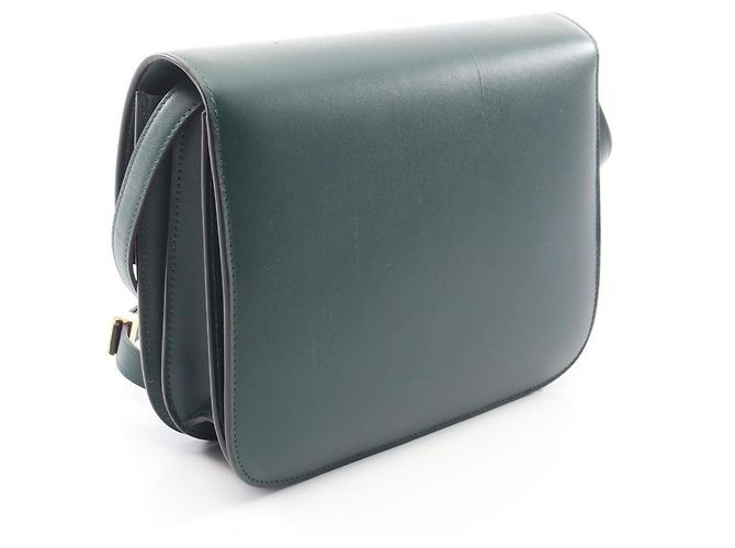 Céline Celine Classic Box Medium Schultertasche Grün - Ansicht 2