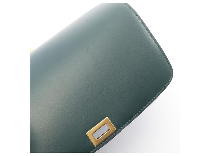 Céline Celine Classic Box Medium Schultertasche Grün - Ansicht 5