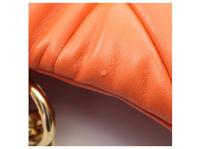 Borsa a 2 vie in pelle Prada Arancione - vista 6