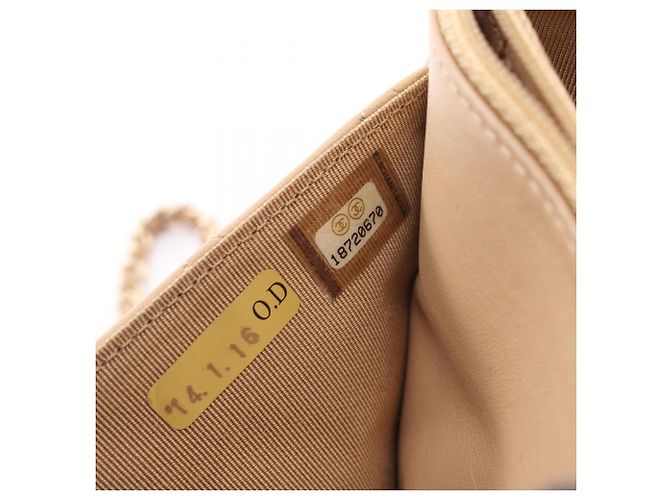 Borsa Chanel Matelassé Beige - vista 5