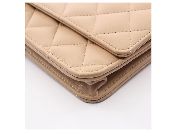 Borsa Chanel Matelassé Beige - vista 8