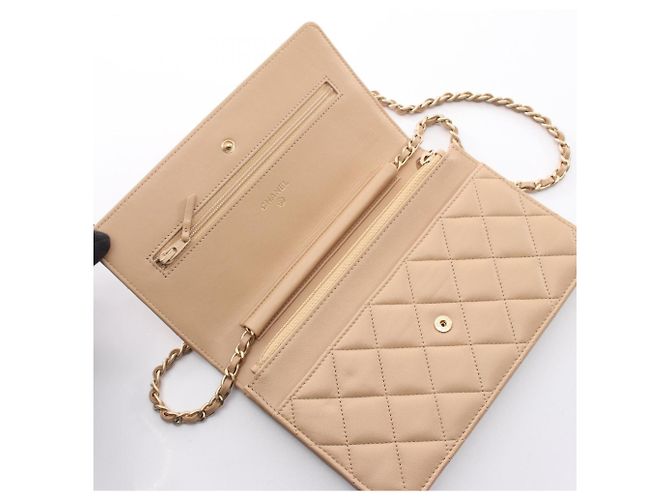 Borsa Chanel Matelassé Beige - vista 9