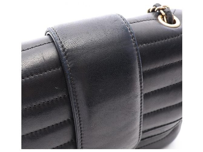 Bolso de hombro Chanel Mademoiselle Small Chain Negro - vista 14