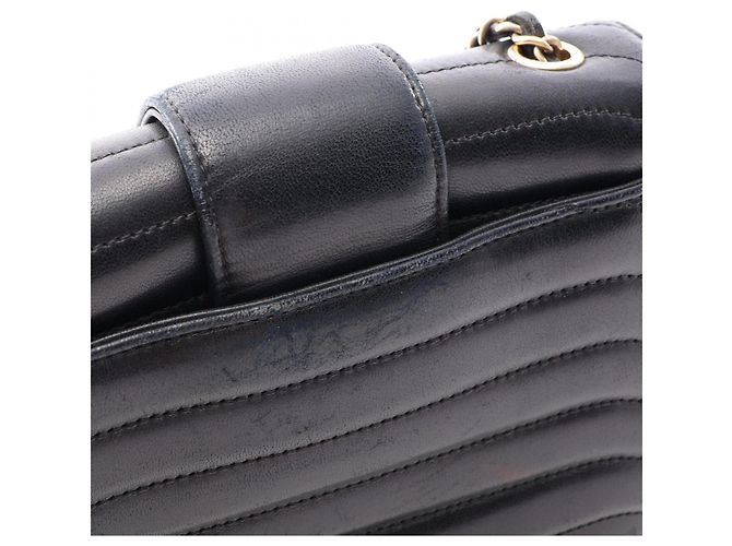 Bolso de hombro Chanel Mademoiselle Small Chain Negro - vista 6