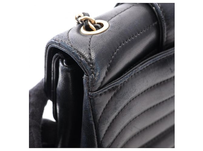 Bolso de hombro Chanel Mademoiselle Small Chain Negro - vista 7