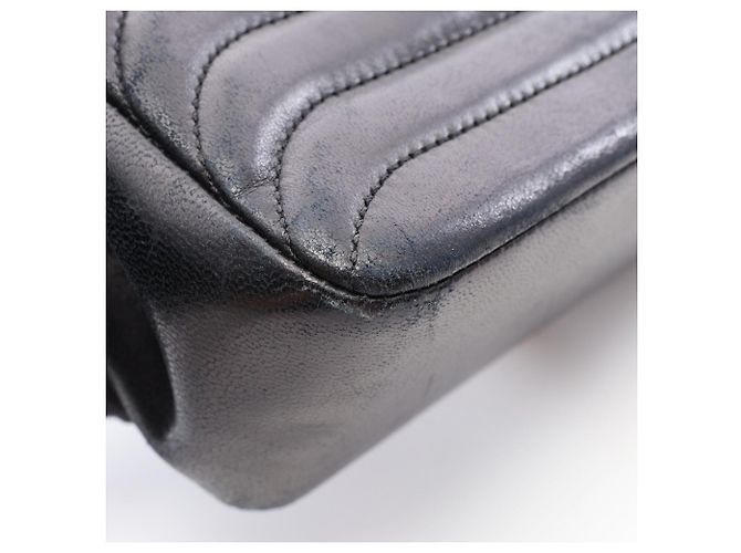 Bolso de hombro Chanel Mademoiselle Small Chain Negro - vista 8