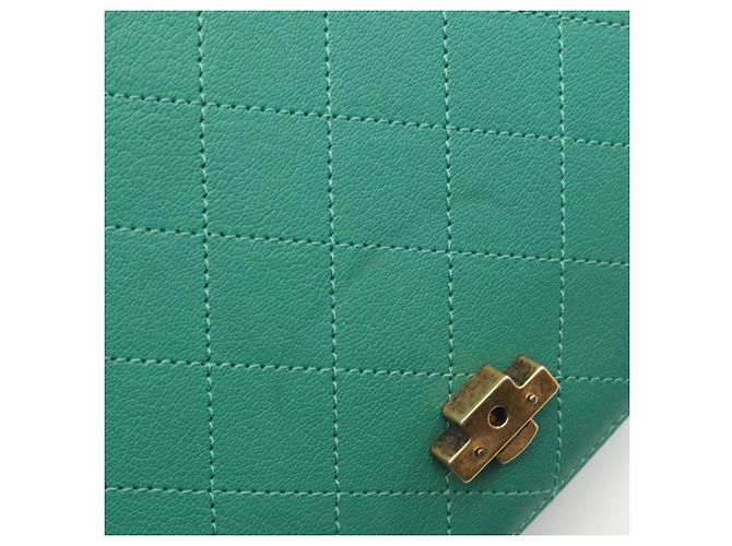 Borsa a Spalla 2-Way Matelassé Chanel Verde - vista 11