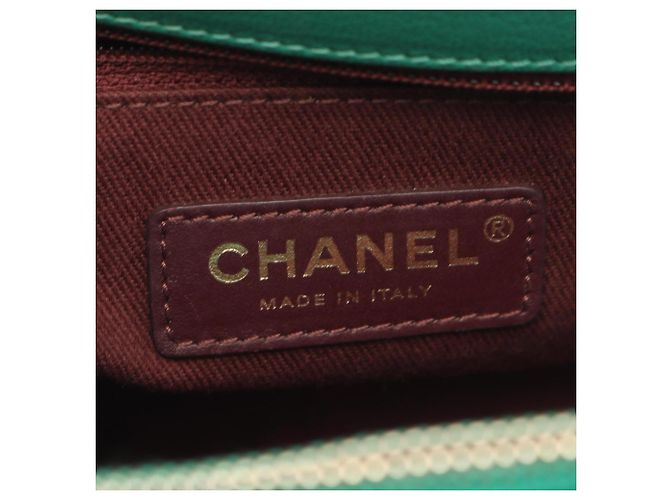 Borsa a Spalla 2-Way Matelassé Chanel Verde - vista 4
