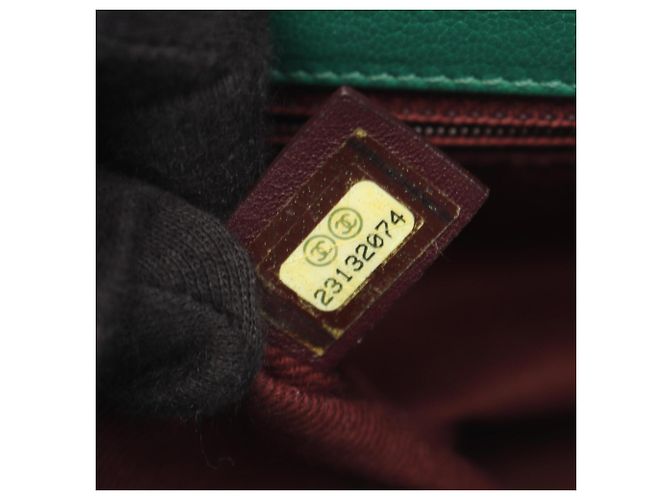 Borsa a Spalla 2-Way Matelassé Chanel Verde - vista 5