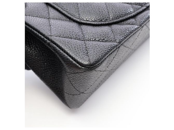 Borsa a tracolla Chanel Matelassé Double Flap Nero - vista 6