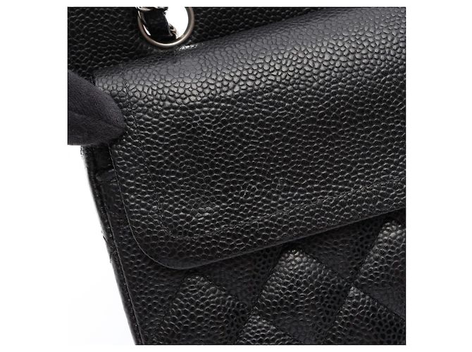 Borsa a tracolla Chanel Matelassé Double Flap Nero - vista 9