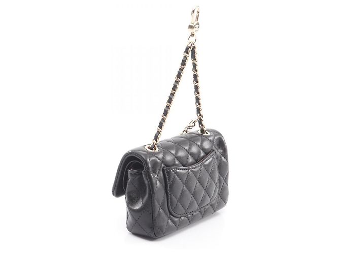 Charm per borsa Chanel Matelassé Classic Black Nero - vista 2