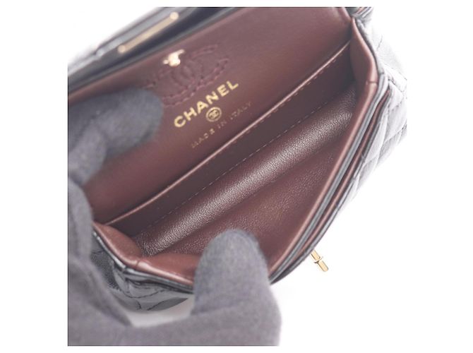 Charm per borsa Chanel Matelassé Classic Black Nero - vista 3