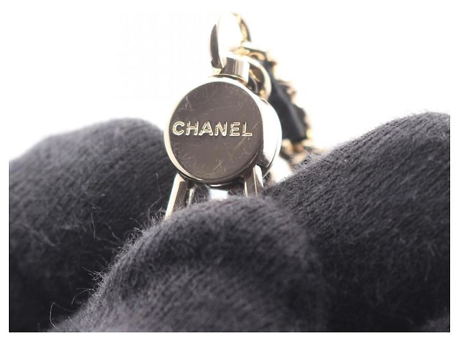 Charm per borsa Chanel Matelassé Classic Black Nero - vista 8