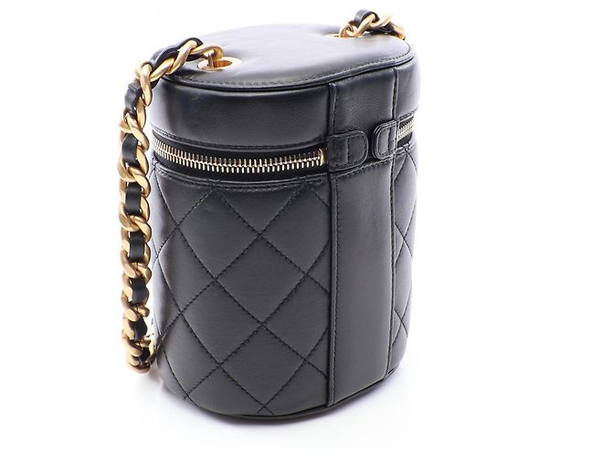 Vanity Beauty Case Piccolo Matelassé Chanel Nero - vista 2