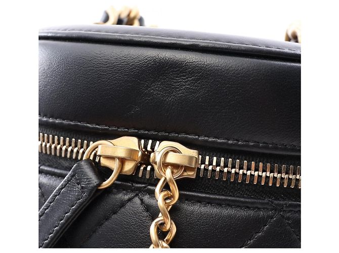 Vanity Beauty Case Piccolo Matelassé Chanel Nero - vista 7