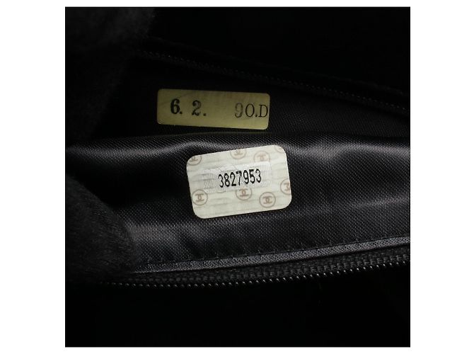 Borsa Matelassé Chanel in pelle di vitello martellata nera Nero - vista 5
