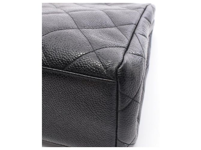 Borsa Matelassé Chanel in pelle di vitello martellata nera Nero - vista 6