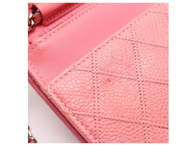 Borsa a Spalla Chanel Matelassé Rosa - vista 7