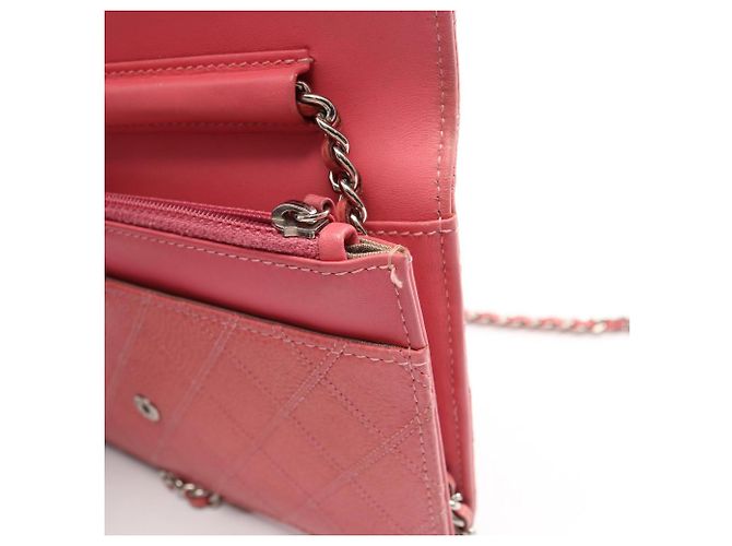 Borsa a Spalla Chanel Matelassé Rosa - vista 9