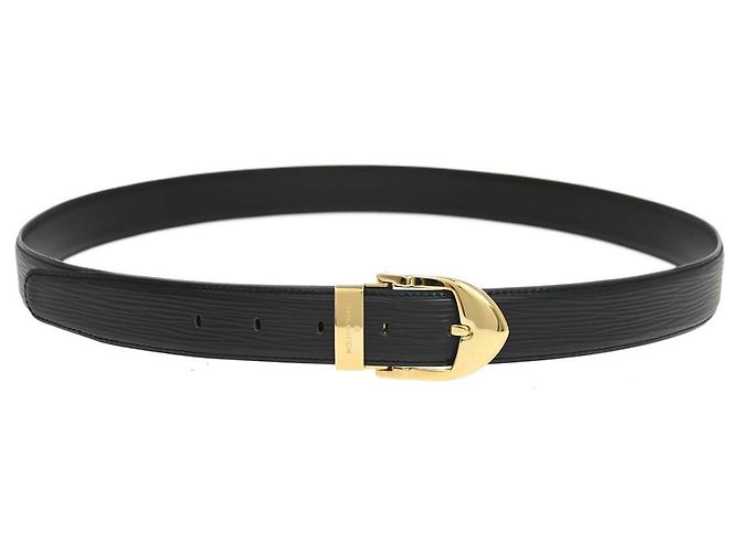 Cintura Louis Vuitton Classique Epi Leather Nero - vista 2