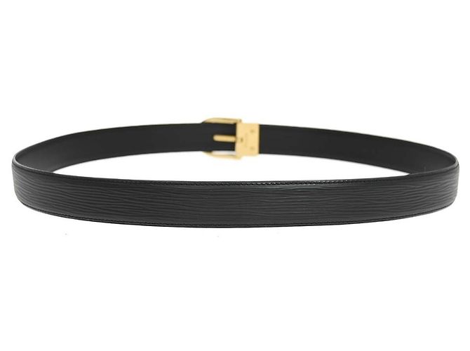 Cintura Louis Vuitton Classique Epi Leather Nero - vista 3