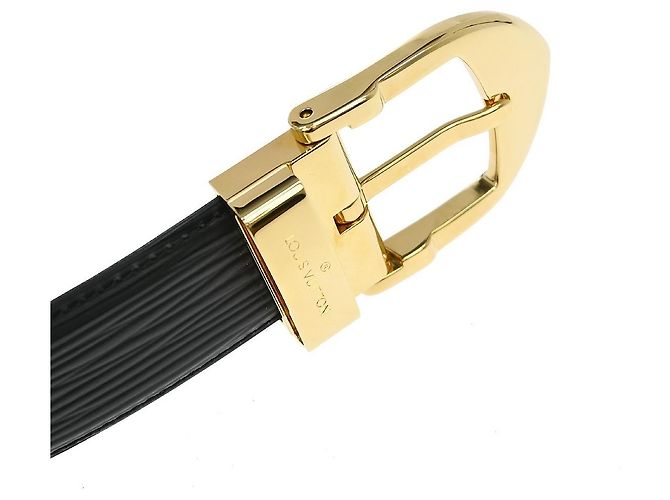 Cintura Louis Vuitton Classique Epi Leather Nero - vista 4