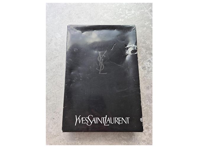 Ensemble de deux serviettes Yves Saint Laurent Blanc Bleu Beige - vue 5