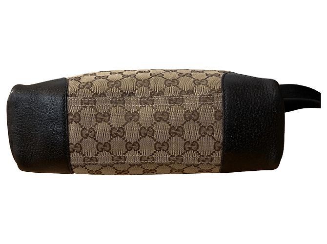 Gucci GG Canvas Umhängetasche Braun Beige - Ansicht 3