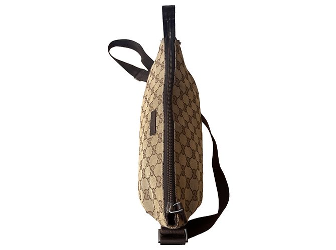 Gucci GG Canvas Umhängetasche Braun Beige - Ansicht 5