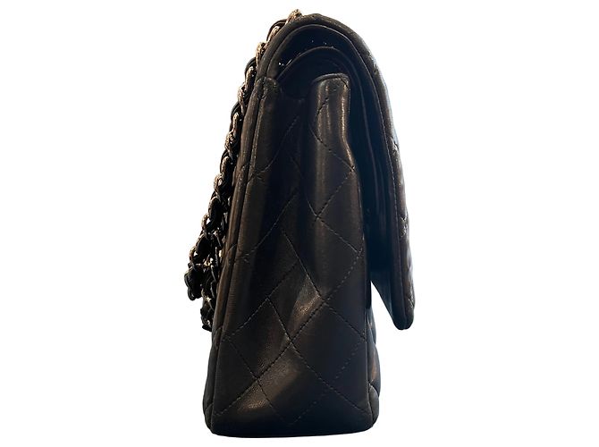 Borsa Chanel Maxi Classic Lambskin Double Flap 2015 - vista 3