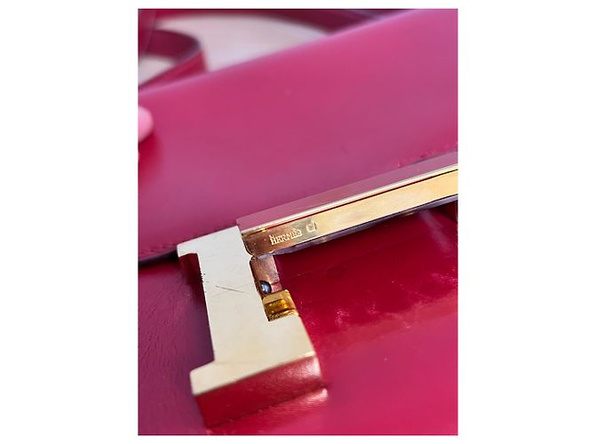 Vintage Hermès Constance 23 Rouge H Box Calf Leather (1971) - vista 4