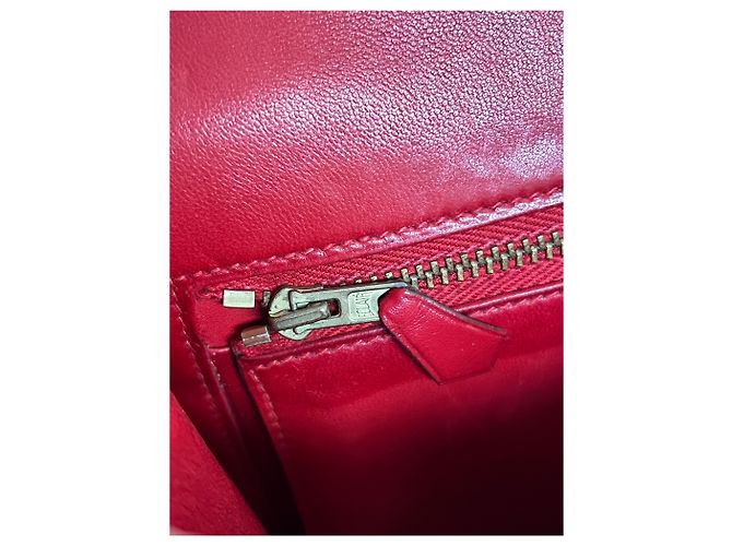 Vintage Hermès Constance 23 Rouge H Box Calf Leather (1971) - vista 7