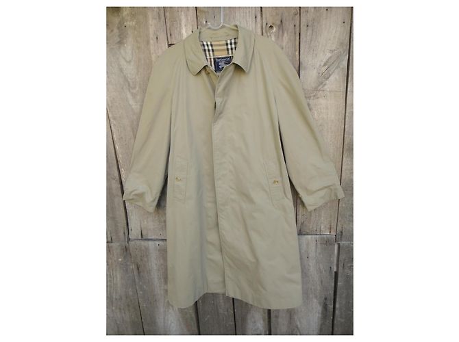 Impermeabile vintage Burberrys in puro cotone Beige - vista 2