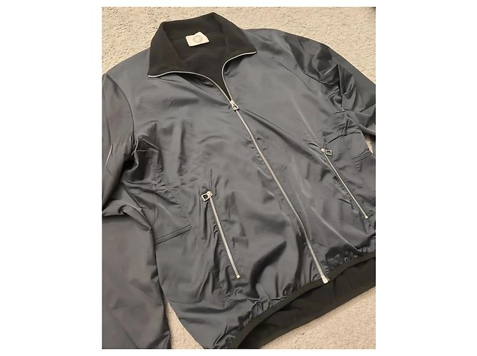Giacca con zip Hermès Sellier Blu scuro - vista 2